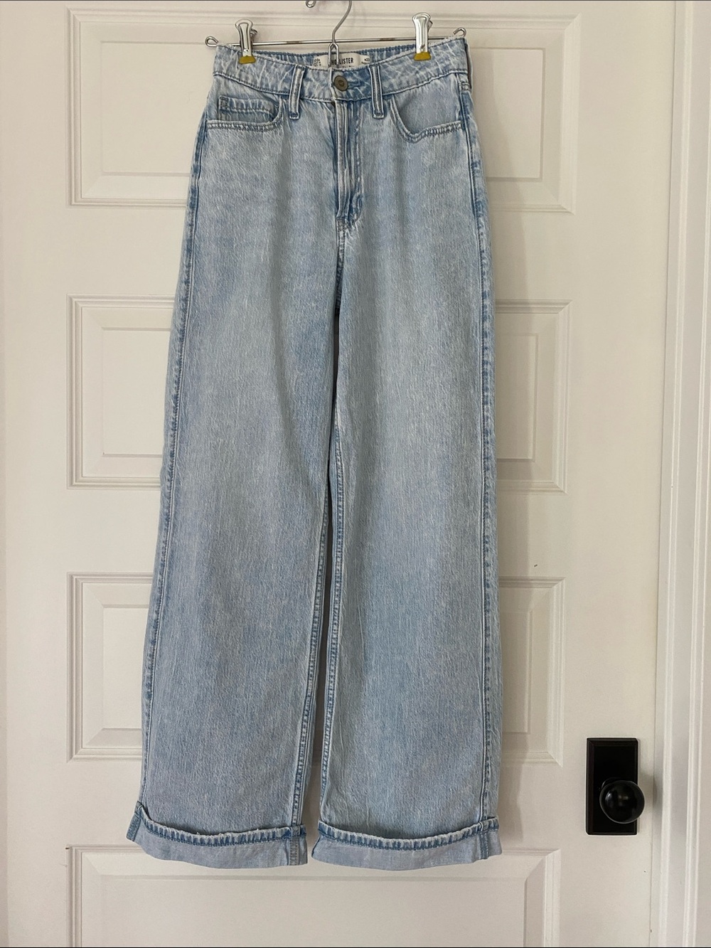 Light Wash Wide Leg Women's Jeans - Casual High-Rise Style
